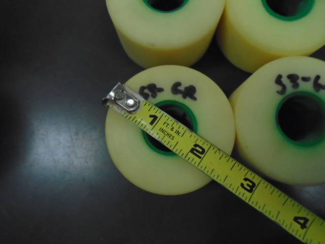 Load image into Gallery viewer, New White 54-GR-1 SKATEBOARD WHEELS Set of 4
