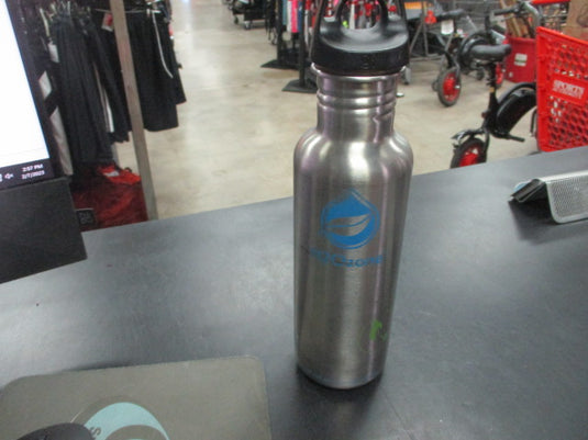 H20zone 27 oz Dishwasher Safe Stainless Steel Water Bottle With Black Top