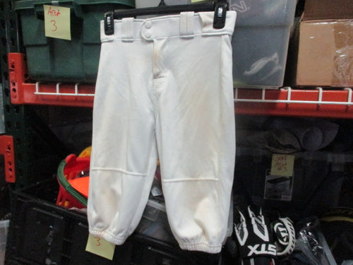 Used Rawlings White Knicker Baseball Pant Youth Medium