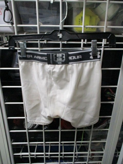 Load image into Gallery viewer, Used Under Armour Compression Shorts w/ Cup Youth Size Medium
