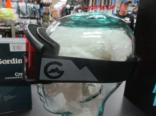 New Gordinin Crest Adult Snow Goggles - Black w/ Rose Lens (GG57G)