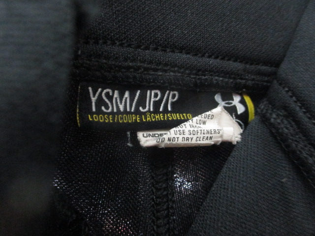 Load image into Gallery viewer, Used Under Armour Black Youth Small Baseball/Softball Pants (hole on knee)
