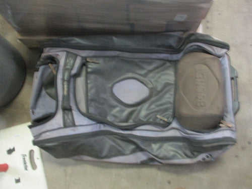 Used Bownet Commander Wheeled EQUIPMENT BAG Purple (HAS HOLE)
