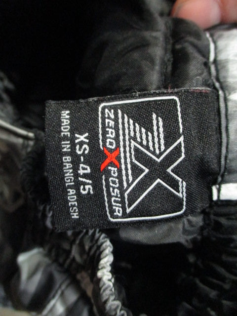 Used Xero Xposur Kids Snow Pants Size XS 4/5