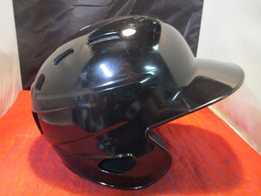Used Rawlings S100 Pro MLB Batting Helmet Size 7 3/8 Glossy Black