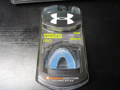 Under Armour Gameday Armour Pro Mouthguard Translucent Blue Ages 10-