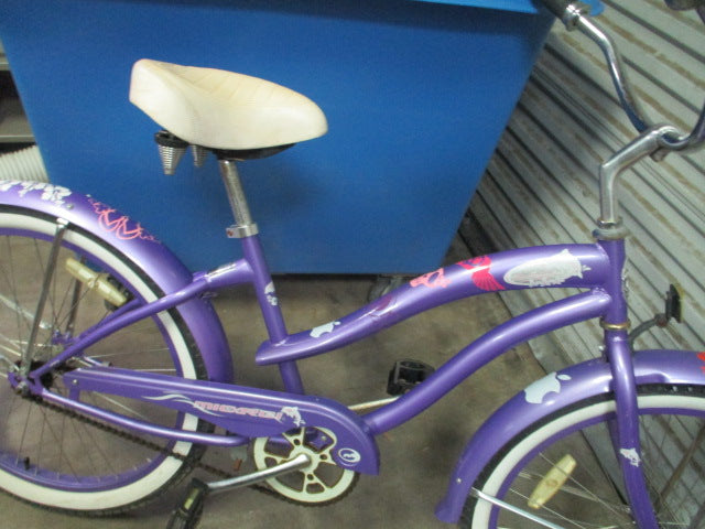 Load image into Gallery viewer, Used Micargi LX 24&quot; Purple Beach Cruiser
