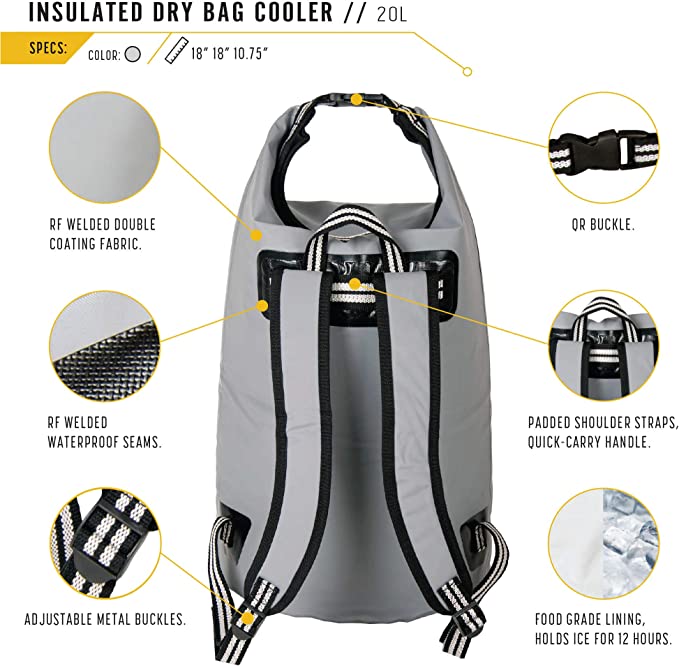 Load image into Gallery viewer, New World Famous Sports 20 L Dry Bag Cooler
