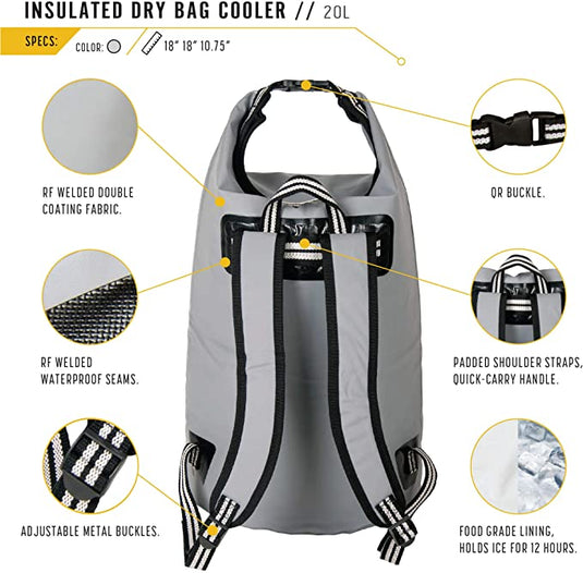 New World Famous Sports 20 L Dry Bag Cooler