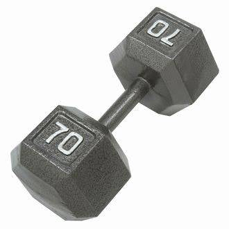 NEW Apollo Athletics 70LB Hex Dumbbell - 1 Qty