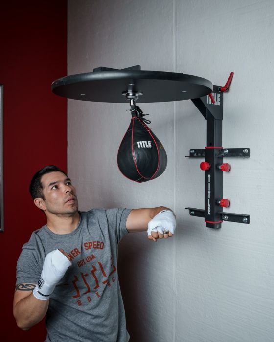 Load image into Gallery viewer, New Title Boxing Fold-Away Adjustable Speed Bag Platform 2.0
