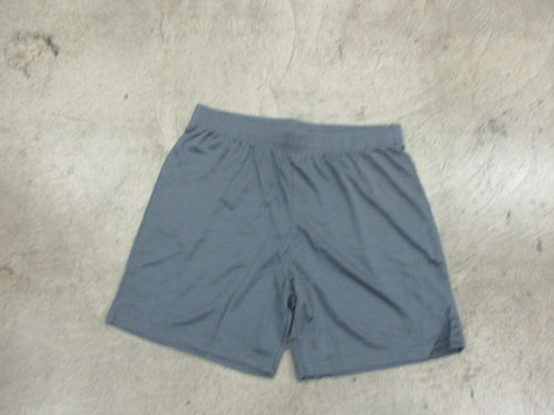 Used Alleson Grey Athletic Shorts Youth XL No Pockets