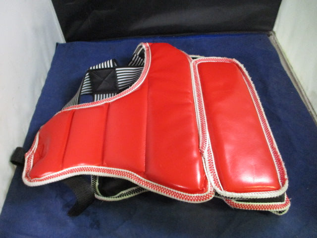Load image into Gallery viewer, Used Red Martial Arts Chest Protector Youth Size Small
