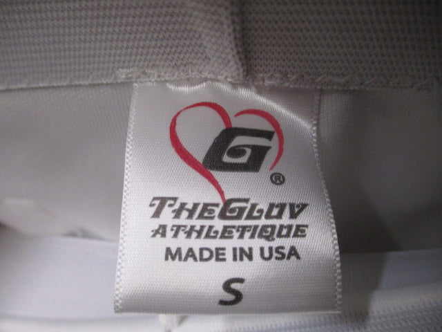 Load image into Gallery viewer, Used The Gluv White Softball Pants Adult Size Small Red Piping
