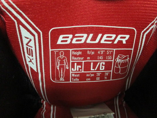 Used Bauer NSX Hockey Breezers Size Junior Large