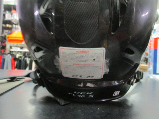 Used CCM FL40 Hockey Helmet Size Small