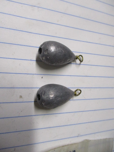Eagle Claw Bass Casting Sinkers Sz. 4 1 oz - 2 ct