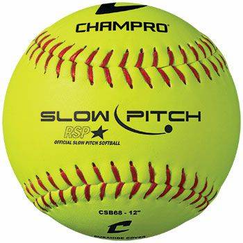 New Champro 12" Slow Pitch Softball - Dozen