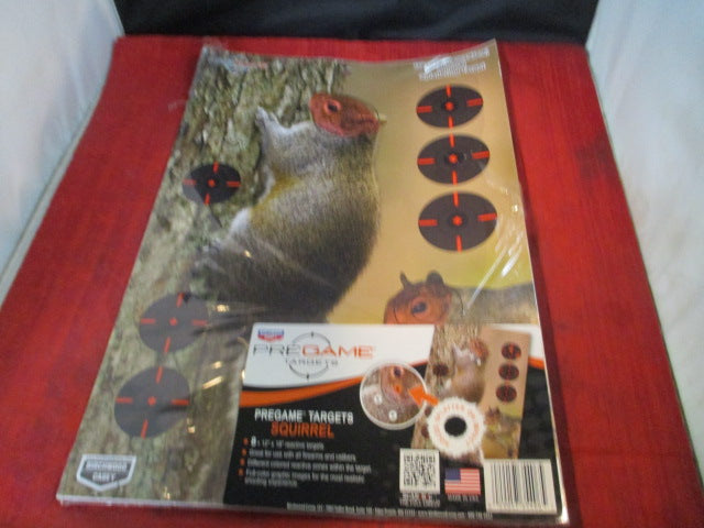 Load image into Gallery viewer, Birchwood Casey PreGame Splattering Targets Squirrel - 8 Pack
