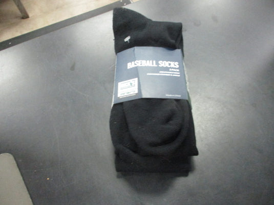 Open Package Dick's Baseball Socks - 2 Pack Size Large (8-13)