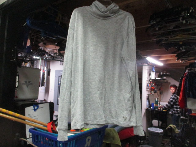 Load image into Gallery viewer, Used RIE Youth Large Grey Long Sleeve Shirt
