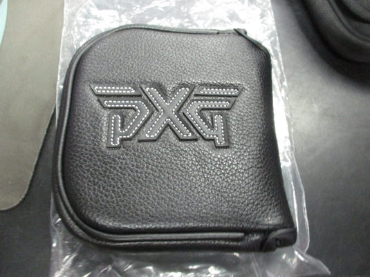 PXG Left Handed Mallet Black/White Putter Cover HEAD COVER