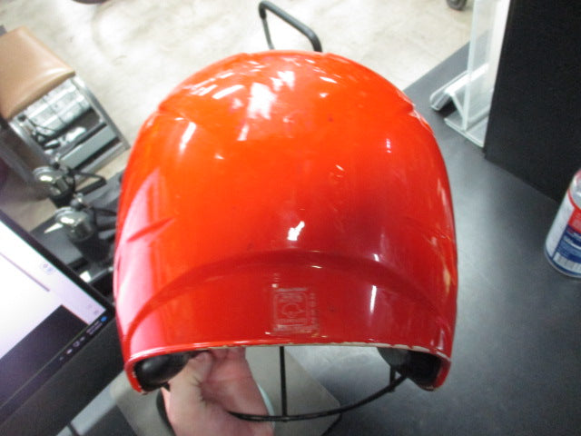 Load image into Gallery viewer, Used Schutt Black/Orange Batting Helmet W/ Mask - Youth
