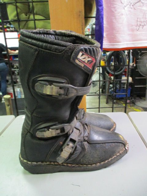 Used MSR VX1 Motorcross Boots Adult Size 6 - cracked