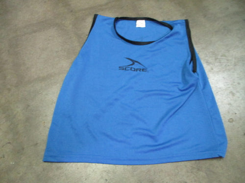 Used Score Blue Soccer Pinnie - Youth