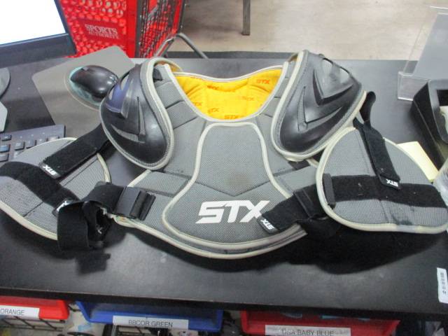 Load image into Gallery viewer, Used STX Rival Size Large Lacrosse Shoulder Pads
