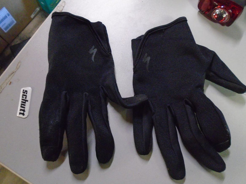 Load image into Gallery viewer, Used Specialized Mens Medium Black Bike Gloves
