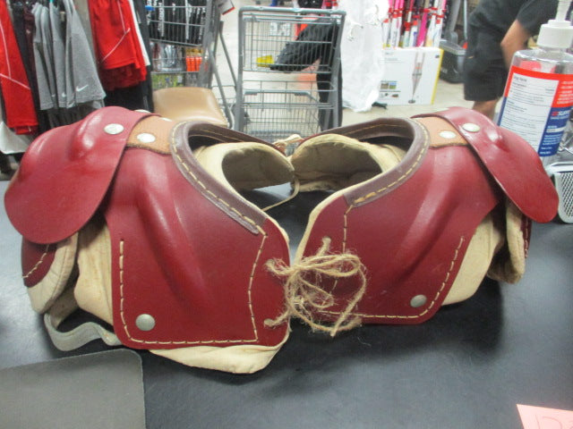 Load image into Gallery viewer, Used Vintage 1950s Draper Maynard Athletic Goods Football Shoulder Pads

