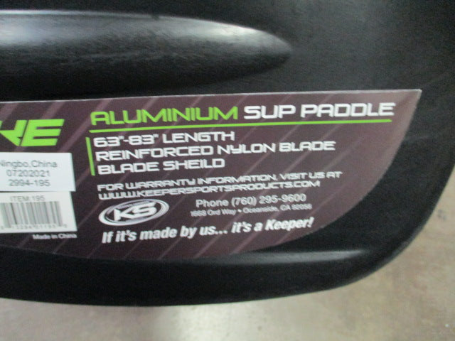 Load image into Gallery viewer, New Burke SUP Aluminum Adjustable Paddleboard Paddle w/ Edge Guard
