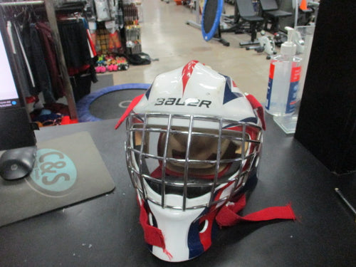 Used Bauer NVE 3 Hockey Goalie Helmet