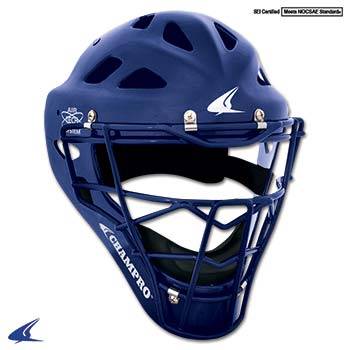 New Champro Adult Hockey Style Catcher's Helmet - Royal Blue