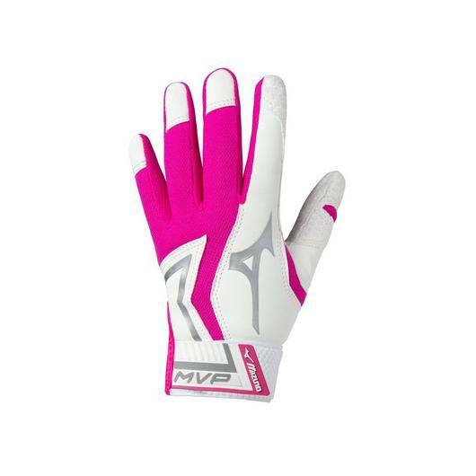 New Mizuno Youth Pink MVP Batting Gloves TeeBall