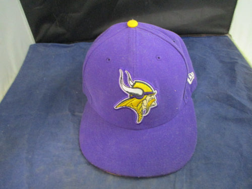 Used NFL Minnesota Vikings Hat Size 7 3/8
