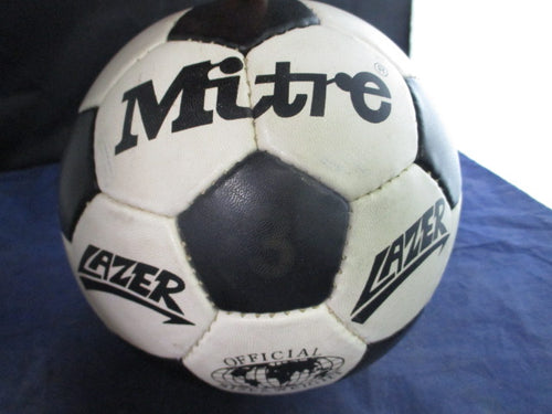 Used Mitre Lazer Soccer Ball Size 3