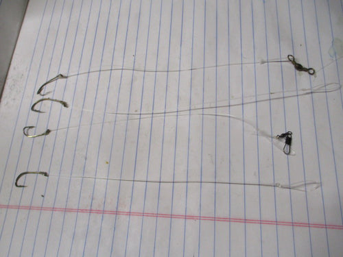 Used Snelled Fishing Hooks - 4 ct