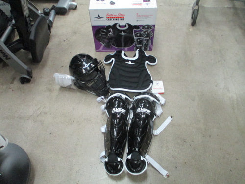 New All-Star Future Series Fastpitch Catcher's Set Ages 7-9 - Black