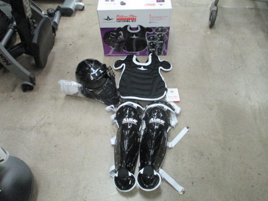 New All-Star Future Series Fastpitch Catcher's Set Ages 7-9 - Black
