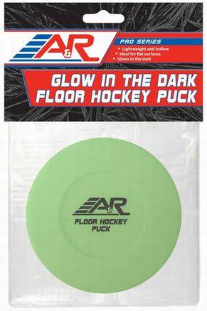 Load image into Gallery viewer, New A&amp;R Sports Hockey Floor Puck Glow in The Dark
