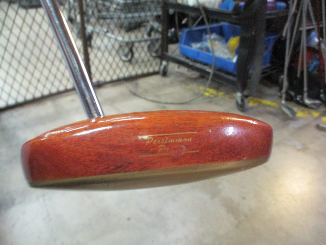 Load image into Gallery viewer, Used Persimmon Pride 35.5&quot; Wood / Gold Putter
