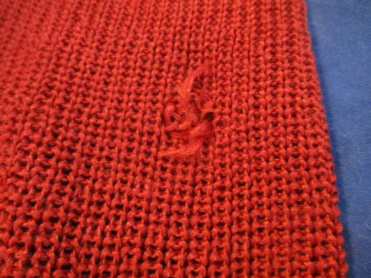 Used Red CCM Hockey Socks -holes
