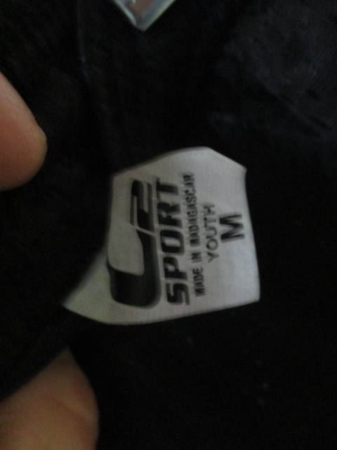 Used C2 Sport Youth Medium Black Mesh Shorts W/O Pockets