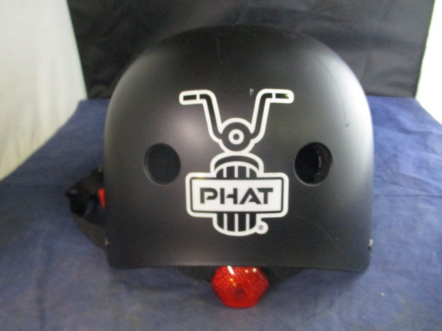 Load image into Gallery viewer, Used Black Bicycle / Skate Helmet with Safety Light Size Large
