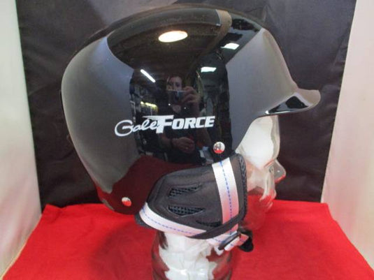 New Ski Sundries GF-110 Gale Force Ski Helmet w/ Visor Gloss Black Size Medium