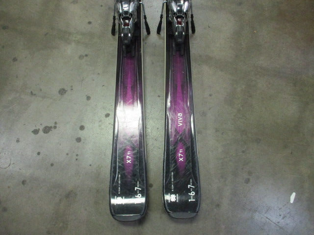 Load image into Gallery viewer, Used Blizzard X7 Ti Viva Skis 167cm w/ Marker Bindings
