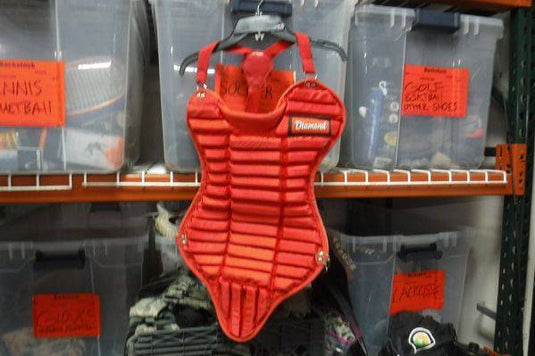 Used Diamond Red 10-12 Cathers Chest Protector