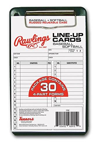 New Rawlings System 17 Line-Up Cards & Case